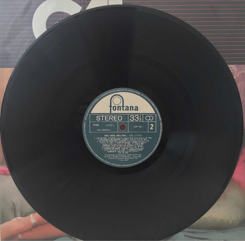 Lp Vinil Gal Costa - Meu Bem Meu Mal - Nt - 1985 - Mv (Usado)