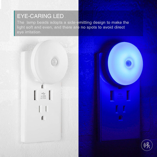Luz Nocturna Con Sensor De Movimiento, Luz Nocturna Led Ench