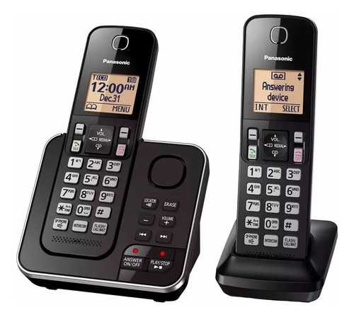 Teléfono Inalámbrico Panasonic + 2 Bases Kx-tgc362