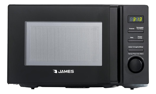 Microondas James J-20 Mdn Negro 20 Lts