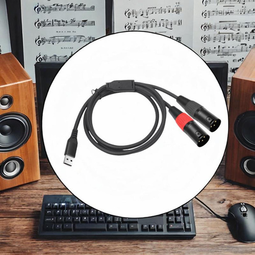 Usb A 2 Xlr Cabo Masculino Usb A Para Dobrar Xlr Cabo 3m