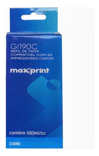 Kit de 4 recargas de tinta Maxprint compatible con tinta negra, cian, amarilla y magenta de Canon G3110