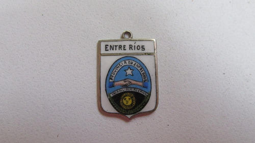Medalla Con Esmalte De Escudo De Entre Rios