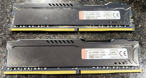 Memoria Ram Ddr4 Hyperx 4gbx2 Hx426c15fb/4 (8gb En Total) (Usado)