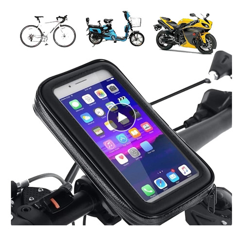 Porta Soporte De Celular  Bicicleta Y Moto Impermeable