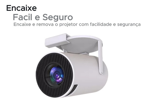 Kit Suporte Para Projetor Hy300 Parede Teto E Tripé 3 Peças