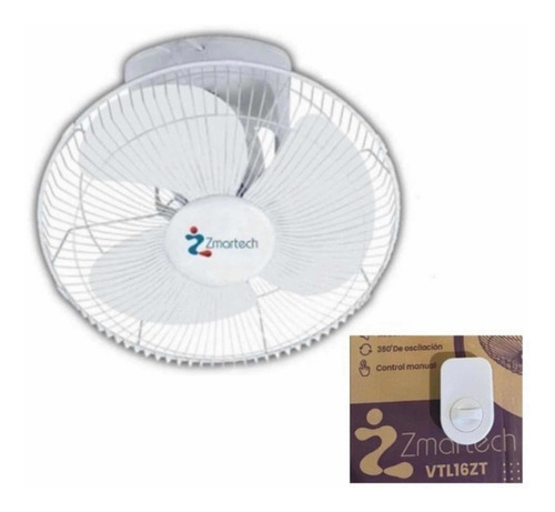 Ventilador Loco De Techo 16 Pulgadas Zmartech Vtl16zt Loco