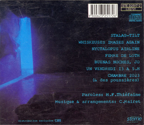 Cd Alambic / Sortie-sud (hubert Félix Thiéfaine) Estándar