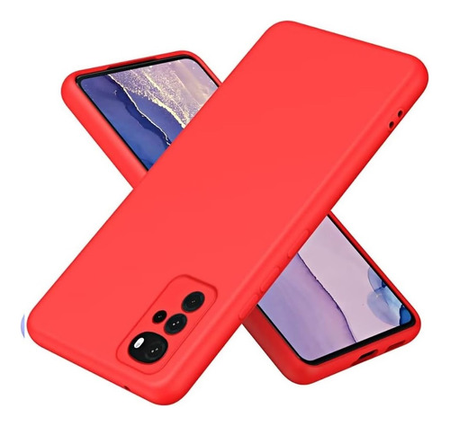 Funda Case Para Motorola G22 Soft Feeling Antishock Rojo