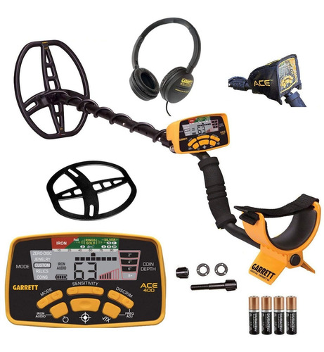 Detector De Metales Garrett Ace 400 Con Bobina Impermeable