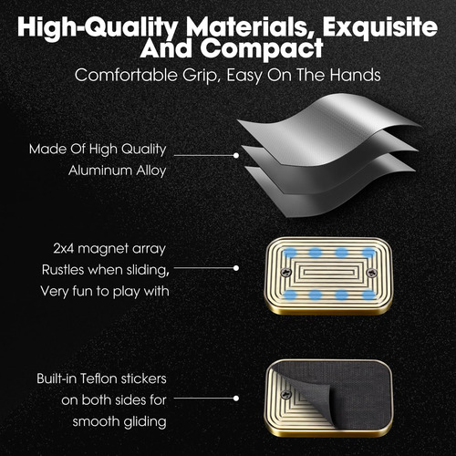 Judixy Fidget Slider Para Adultos - Brick Slide Metal Fidget
