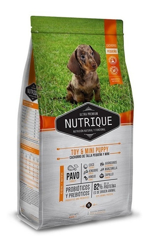 Alimento Nutrique Toy & Mini Puppy 3kg