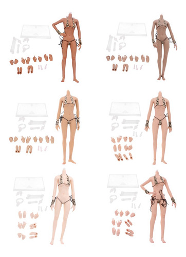 Imagen 6 de 6 de 1:6 Escala Parte Cuerpo Femenino De Vitrinas Para Figuras