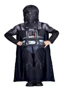 Disfraz Star Wars Darth Vader Con Luz T1 5 6 Años