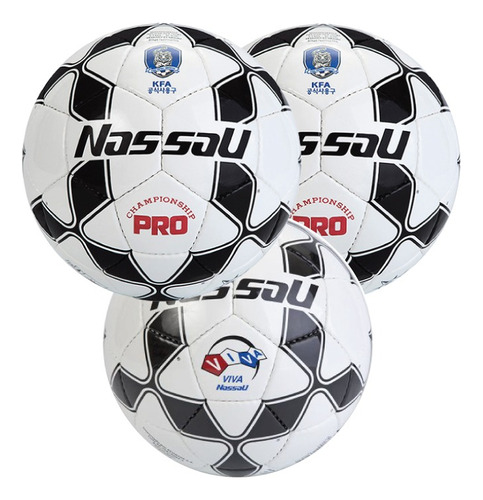 Pack X3 Pelota Fútbol Nassau Championship Pro N°5