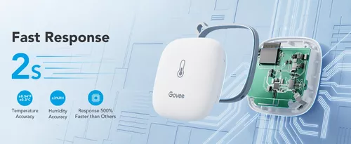  Govee - Monitor de humedad con WiFi, termómetro de