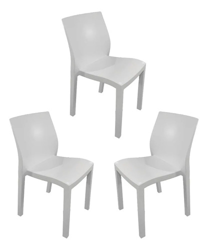 Silla Paris X3 Mascardi Blanca 