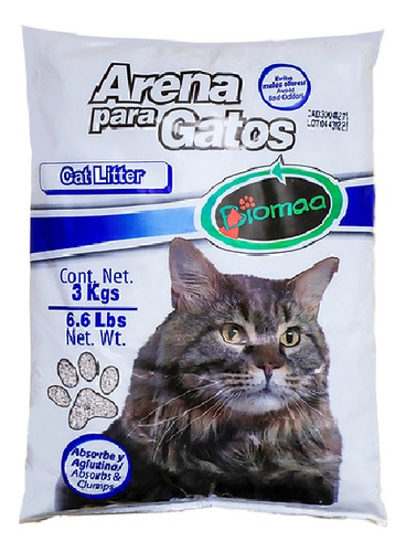 Arena Premium Para Gato Biomaa 3kg