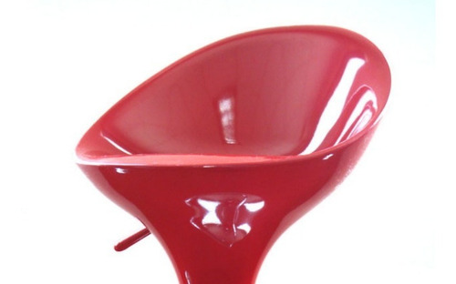 Imagen 4 de 6 de Silla De Bar Desayunador Primory Rojo Vino Alta Calidad