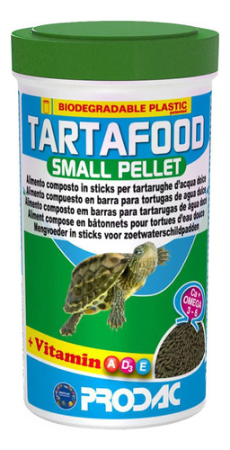 Ração Prodac Tartafood Small Pellet 75g Tartarugas Aquáticas