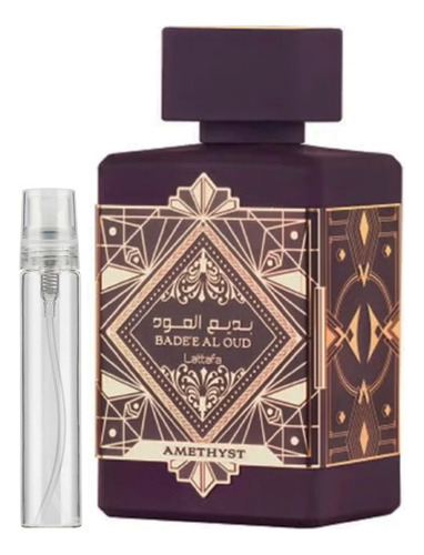 Perfume Badee Al Oud Amethyst De Lattafa 10ml Decant