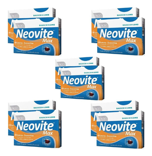 Kit Neovita Max Com 5 Promopaks De 60 Cápsulas Cada Cada