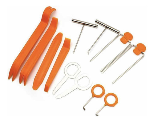 Herramientas Desmontaje Radios Tableros Auto Kit 12 Pzas G3