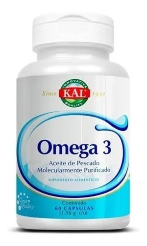 Omega 3 Aceite De Pescado Molecularmente Purificado 60 Cáps 