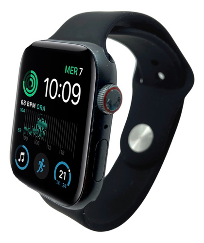 Apple Watch Se 1ra Gen De 44mm Gps + Lte - Color Mightning Gris Oscuro Deportivo Negro (Reacondicionado)
