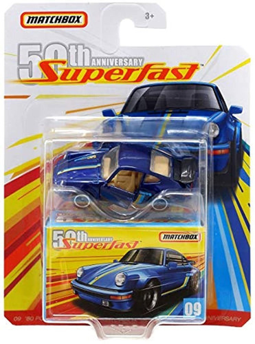 Matchbox 50th Anniversary Super Fast '80 Porsche 911 Turbo.