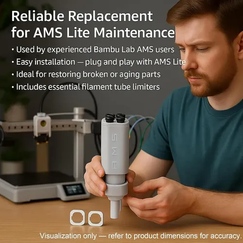 Hub De Filamento Ams Lite 5 Vias, Compatível Com Bambu Lab
