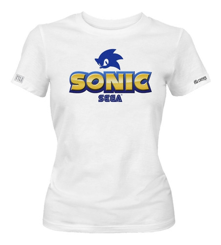 Camiseta Sonic Video Juego Logo Dama Mujer Idk