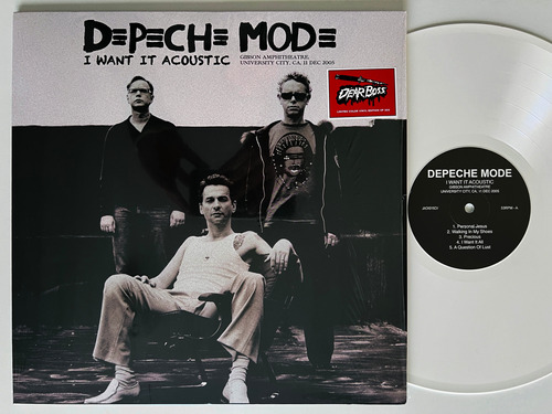 Depeche Mode - I Want It Acoustic (vinilo Blanco) Synth Pop