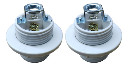 2pzs Socket Contratuerca Con Herraje Para Niple