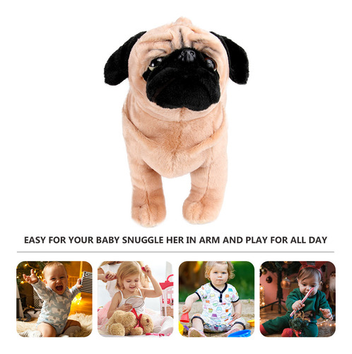 1 Pieza De Juguete Para Perros Pug, Peluche, Adorable Decora