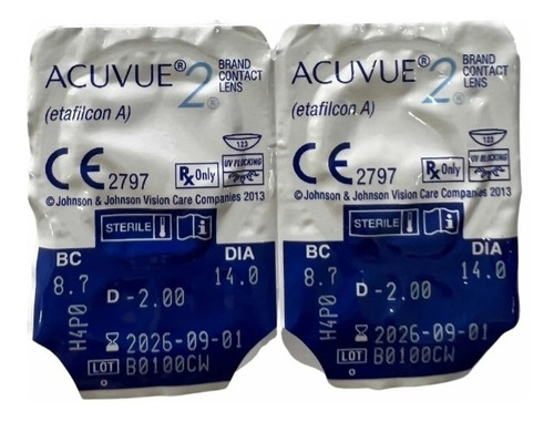 Lentes De Contacto Acuvue2