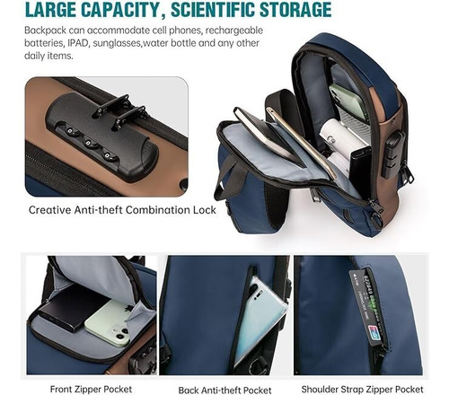 Mochila De Cintura Moderna Multifuncional Con Un Solo Hombro