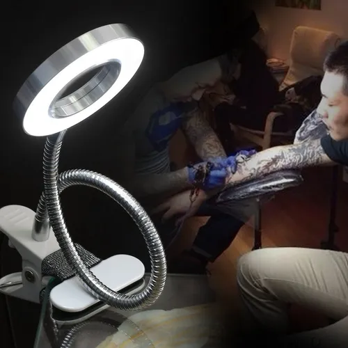 Lmpara Led Porttil Con Clip Y Ajuste De Altura.