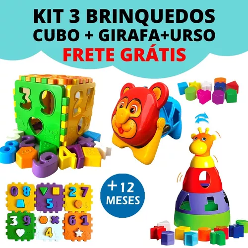 kit de Atividade estruturada jogo brinquedo educativo para crianças 2 anos  3 anos 4 anos 5 anos 6 anos Alfabeto vogal Número forma geométrica