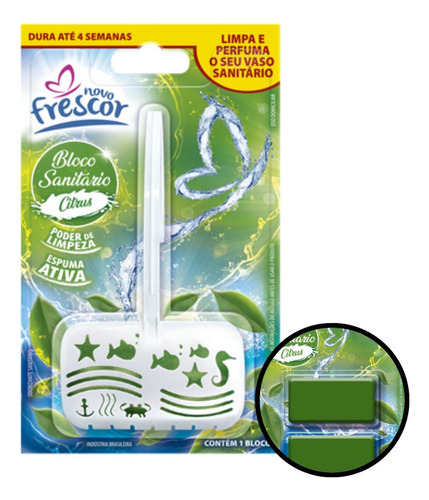Pastilha Bloco Sanitário 30g Vaso Sanitário Frescor