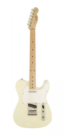 Guitarra eléctrica Squier by Fender Affinity Series Telecaster de álamo arctic white laca poliuretánica con diapasón de arce