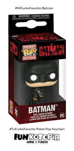 Imagen 3 de 3 de Llavero Funko Pop: Dc Comics - Batman