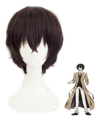 Peluca De Cosplay Anime Bungou Stray Dogs Dazai Osamu