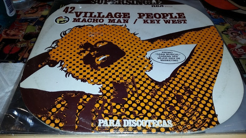 Village People Macho Man Key West Vinilo Maxi Spain Raro 78