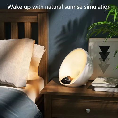 Reloj Despertador Con Simulación De Amanecer Y Luz Solar