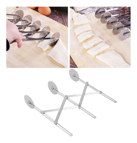 Cortador De Pizza De Acero Inoxidable De Múltiples Ruedas