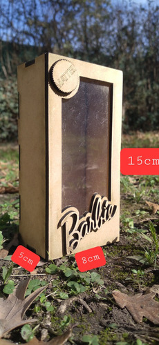 Caja Bolsita Barbie Souvenir Mdf Fibrofacil X 45u