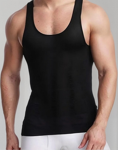 Camiseta Faja Playera Reductora Moldeadora Hombre Musculosa