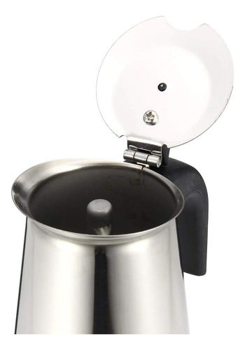 Will Ml Portable Café Cafetera Moka Pot De Acero Inoxidable
