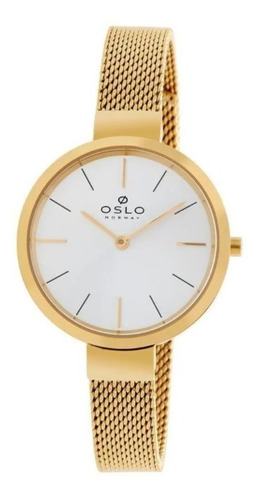 Relógio Feminino Dourado Oslo S1kx Ofgsss9t0001